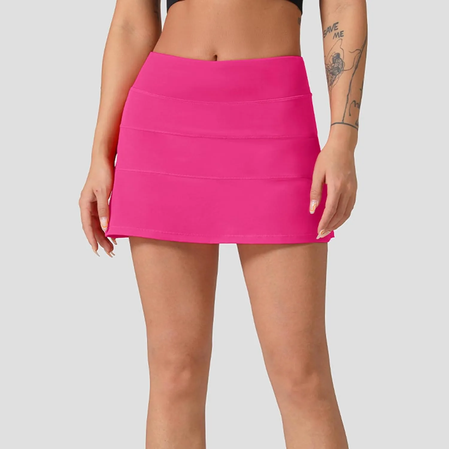 Womens Tennis Skirt Lightweight High Waisted Athletic Golf Mini Skort Casual Pleated A Line Workout Skirts