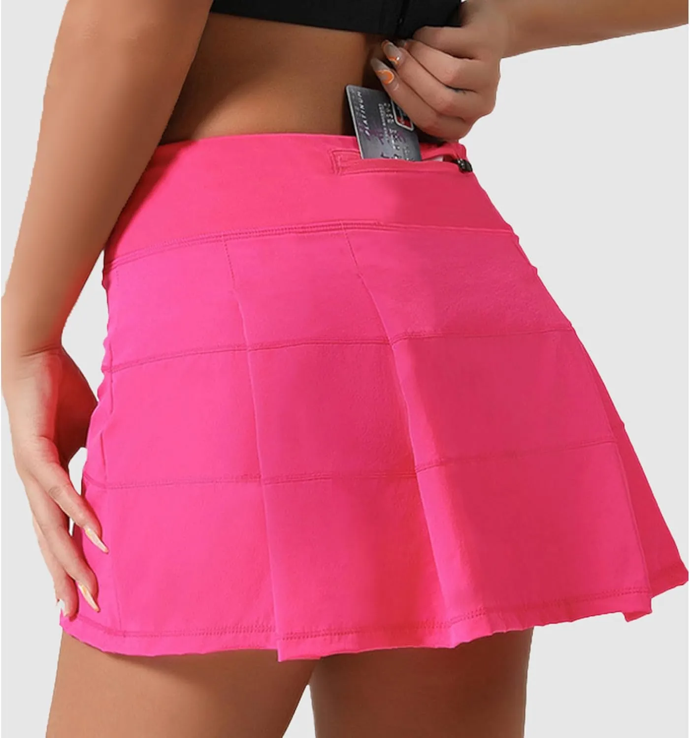 Womens Tennis Skirt Lightweight High Waisted Athletic Golf Mini Skort Casual Pleated A Line Workout Skirts