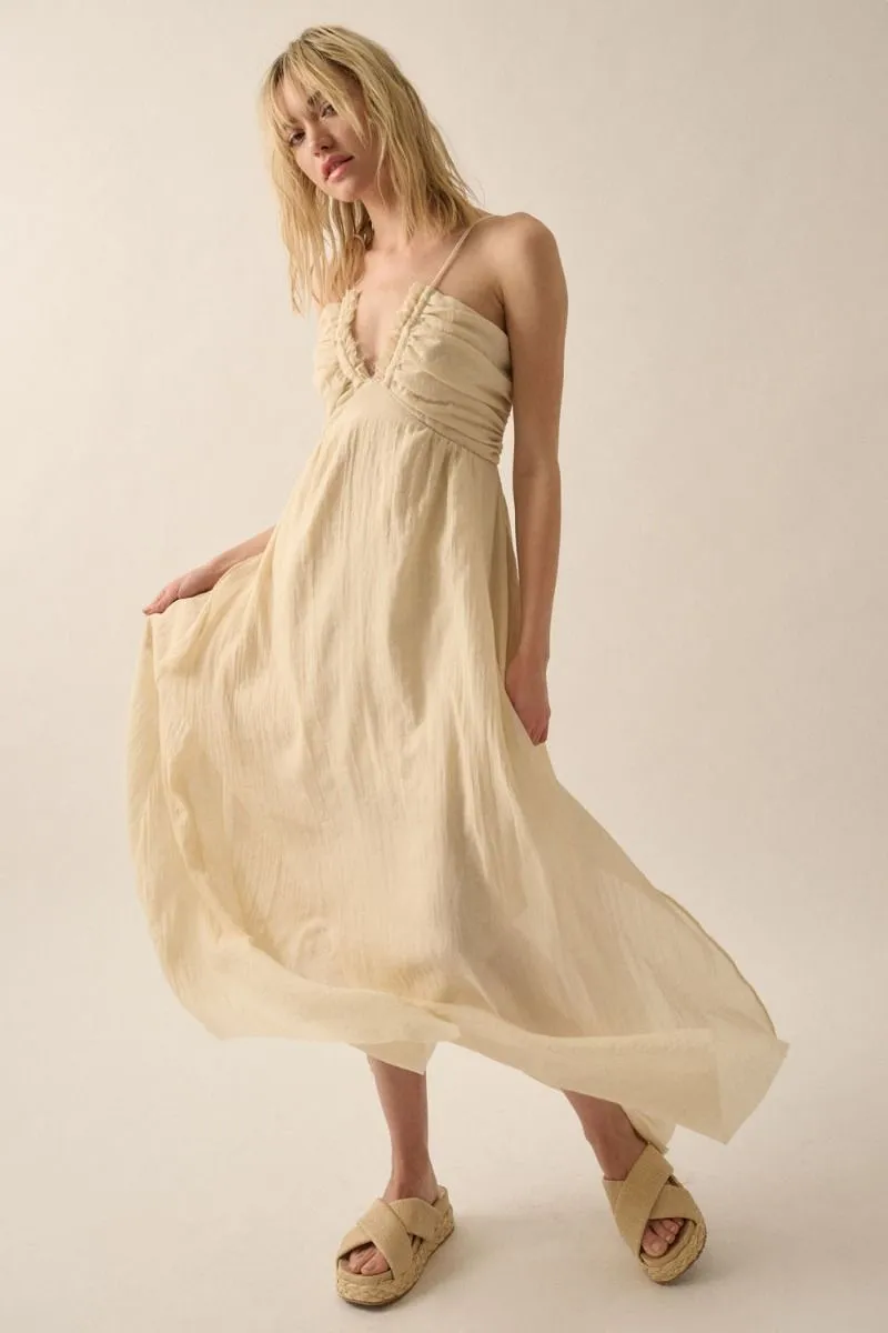 Woven Maxi Dress
